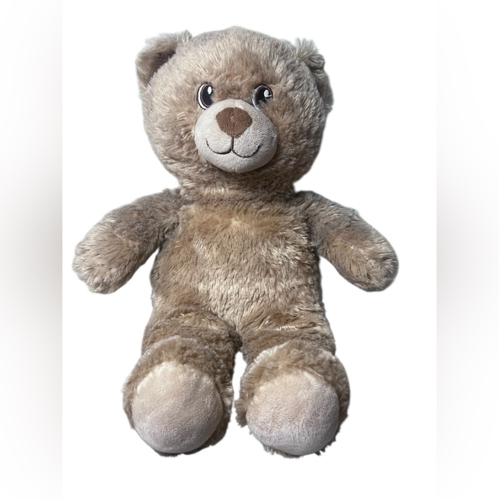 Build-A-Bear 16" Brown Bear Plush & Silver metallic dress & blue sequin jacket - Picture 6 of 14